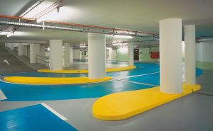 Bodenbeschichtung, Parkhaus