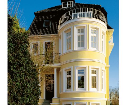 Gebäudesanierung, Fassadenschutz, Gerüst